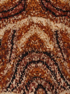 Cotton Voile – Beige and Orange Abstract – Summit Sketches Print – Mood Exclusive Rockland Collection Cotton Voile – Beige and Orange Abstract – Summit Sketches Print – Mood Exclusive Rockland Collection