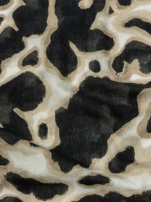 Cotton Voile – Black and Beige Abstract Spots – Fragments of Memory Print – Mood Exclusive Rockland Collection Cotton Voile – Black and Beige Abstract Spots – Fragments of Memory Print – Mood Exclusive Rockland Collection