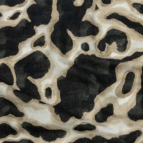 Cotton Voile – Black and Beige Abstract Spots – Fragments of Memory Print – Mood Exclusive Rockland Collection Cotton Voile – Black and Beige Abstract Spots – Fragments of Memory Print – Mood Exclusive Rockland Collection