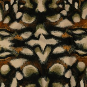 Linen and Rayon Woven – Black and Beige Abstract – From the Earth Print – Mood Exclusive Rockland Collection Linen and Rayon Woven – Black and Beige Abstract – From the Earth Print – Mood Exclusive Rockland Collection