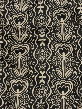 Stretch Cotton Sateen – Black and White Floral Rows – Park Avenue Print – Mood Exclusive Metro Collection Stretch Cotton Sateen – Black and White Floral Rows – Park Avenue Print – Mood Exclusive Metro Collection