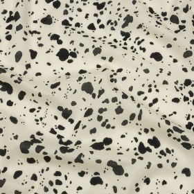 Cotton Voile – Black and White Dalmatian Spots – Fire Dogs Print – Mood Exclusive Metro Collection Cotton Voile – Black and White Dalmatian Spots – Fire Dogs Print – Mood Exclusive Metro Collection