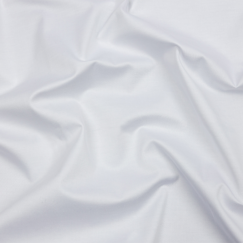 Stretch Cotton Sateen – White – Mood Exclusive Carlos Collection Stretch Cotton Sateen – White – Mood Exclusive Carlos Collection