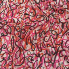 Cotton Voile – Pink Spraypaint Scribbles – Love Notorious Print – Mood Exclusive Metro Collection Cotton Voile – Pink Spraypaint Scribbles – Love Notorious Print – Mood Exclusive Metro Collection