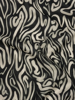 Cotton Voile – Black and White Abstract Lines – Gallery Tour Print – Mood Exclusive Metro Collection Cotton Voile – Black and White Abstract Lines – Gallery Tour Print – Mood Exclusive Metro Collection