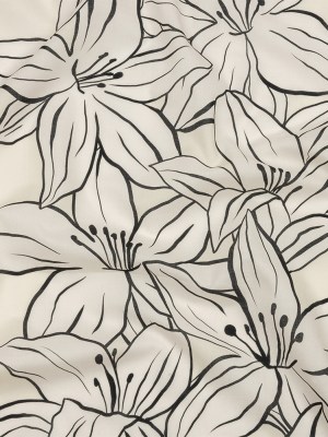 Cotton Voile – White Floral – Central Park Spring Print – Mood Exclusive Metro Collection Cotton Voile – White Floral – Central Park Spring Print – Mood Exclusive Metro Collection