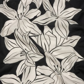 Cotton Voile – Black Floral – Central Park Spring Print – Mood Exclusive Metro Collection Cotton Voile – Black Floral – Central Park Spring Print – Mood Exclusive Metro Collection