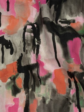 Linen and Rayon Woven – Pink and Orange Abstract Paint Drips – Painted Aspirations Print – Mood Exclusive Metro Collection Linen and Rayon Woven – Pink and Orange Abstract Paint Drips – Painted Aspirations Print – Mood Exclusive Metro Collection