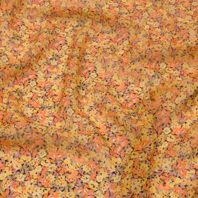 Viscose Georgette – Yellow and Orange Floral – Titania’s Dream Print – Mood Exclusive Secret Garden Collection Viscose Georgette – Yellow and Orange Floral – Titania’s Dream Print – Mood Exclusive Secret Garden Collection