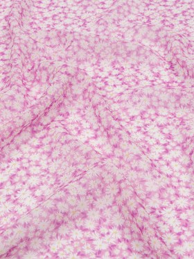 Viscose Georgette – Pink and White Floral – Sunday in the Park Print – Mood Exclusive Secret Garden Collection Viscose Georgette – Pink and White Floral – Sunday in the Park Print – Mood Exclusive Secret Garden Collection