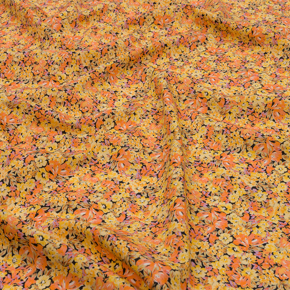 Cotton Poplin – Yellow and Orange Floral – Titania’s Dream Print – Mood Exclusive Secret Garden Collection Cotton Poplin – Yellow and Orange Floral – Titania’s Dream Print – Mood Exclusive Secret Garden Collection