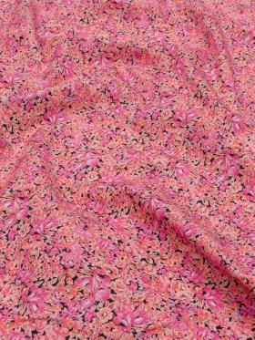 Cotton Poplin – Pink Floral – Titania’s Dream Print – Mood Exclusive Secret Garden Collection Cotton Poplin – Pink Floral – Titania’s Dream Print – Mood Exclusive Secret Garden Collection