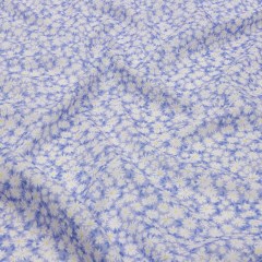 Cotton Voile – Periwinkle and White Floral – Sunday in the Park Print – Mood Exclusive Secret Garden Collection Cotton Voile – Periwinkle and White Floral – Sunday in the Park Print – Mood Exclusive Secret Garden Collection