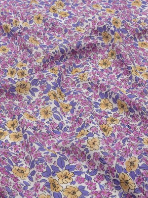 Cotton Voile – Bigger Pink and Yellow Floral – Springtime Saunter Print – Mood Exclusive Secret Garden Collection Cotton Voile – Bigger Pink and Yellow Floral – Springtime Saunter Print – Mood Exclusive Secret Garden Collection