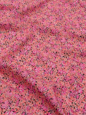 Cotton Voile – Pink Floral – Titania’s Dream Print – Mood Exclusive Secret Garden Collection Cotton Voile – Pink Floral – Titania’s Dream Print – Mood Exclusive Secret Garden Collection