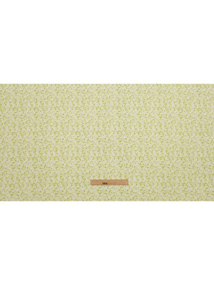 Cotton Voile – Lime Green and White Floral – Sunday in the Park Print – Mood Exclusive Secret Garden Collection Cotton Voile – Lime Green and White Floral – Sunday in the Park Print – Mood Exclusive Secret Garden Collection