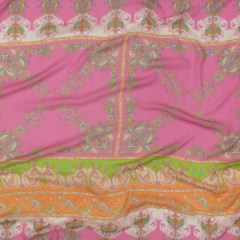 Viscose Georgette Panel – Paisley Stripes and Squares – Cypress Daydreams Print – Mood Exclusive Gisele Collection Viscose Georgette Panel – Paisley Stripes and Squares – Cypress Daydreams Print – Mood Exclusive Gisele Collection