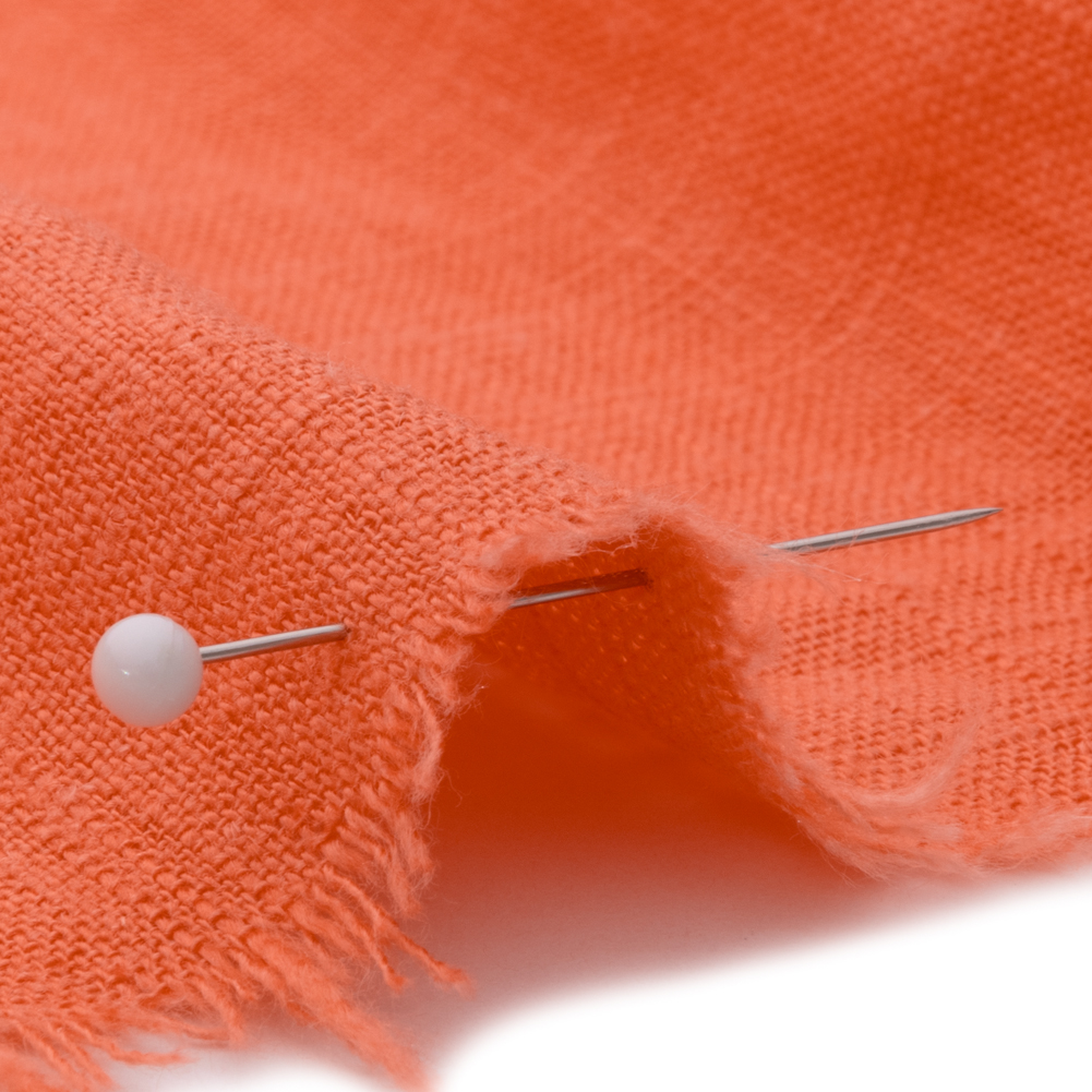 Viscose and Linen Woven - Persimmon - Mood Exclusive Tamara Collection