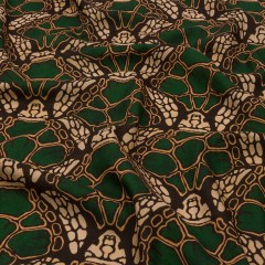 Linen and Rayon Woven – Green and Brown Abstracted Turtles – Turtle Cove Print – Mood Exclusive Palm Beach Collection Linen and Rayon Woven – Green and Brown Abstracted Turtles – Turtle Cove Print – Mood Exclusive Palm Beach Collection