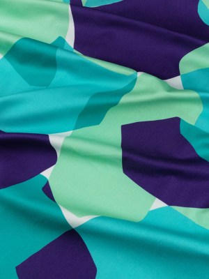 Stretch Cotton Sateen – Lime and Turquoise Geometric Gems – Midnight Train to Georgia Print – Mood Exclusive Yesterday Collection Stretch Cotton Sateen – Lime and Turquoise Geometric Gems – Midnight Train to Georgia Print – Mood Exclusive Yesterday Collection