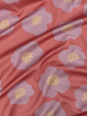 Stretch Cotton Sateen – Pink and Lilac Simple Floral – Cadillac Cutie Print – Mood Exclusive Yesterday Collection Stretch Cotton Sateen – Pink and Lilac Simple Floral – Cadillac Cutie Print – Mood Exclusive Yesterday Collection