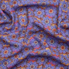 Luxe Polyester Crepe – Purple Honeycomb Florals – Mood Exclusive Bloom Honey Bloom Print Luxe Polyester Crepe – Purple Honeycomb Florals – Mood Exclusive Bloom Honey Bloom Print