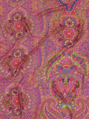 Viscose Georgette – Pink Paisley – Amsterdam Market Print – Mood Exclusive Gisele Collection Viscose Georgette – Pink Paisley – Amsterdam Market Print – Mood Exclusive Gisele Collection