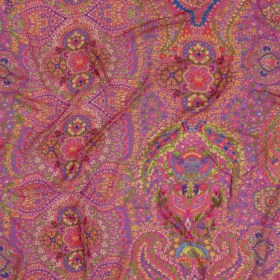 Viscose Georgette – Pink Paisley – Amsterdam Market Print – Mood Exclusive Gisele Collection Viscose Georgette – Pink Paisley – Amsterdam Market Print – Mood Exclusive Gisele Collection