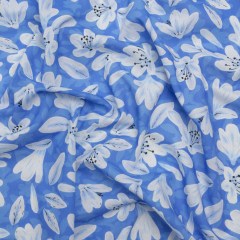 Cotton Voile – Blue Floral – Daybreak Bloom Print – Mood Exclusive Chariot Collection Cotton Voile – Blue Floral – Daybreak Bloom Print – Mood Exclusive Chariot Collection