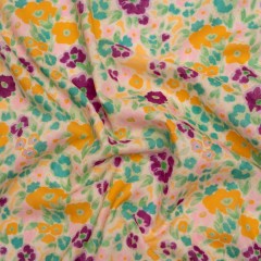 Cotton Voile – Yellow and Plum Floral – Midsummer Meadow Print – Mood Exclusive Chariot Collection Cotton Voile – Yellow and Plum Floral – Midsummer Meadow Print – Mood Exclusive Chariot Collection