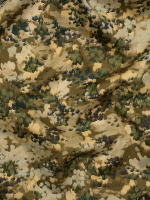 Stretch Cotton Sateen – Olive, Green and Beige Abstract Dots – Forest Lookout Print – Mood Exclusive Acadia Collection Stretch Cotton Sateen – Olive, Green and Beige Abstract Dots – Forest Lookout Print – Mood Exclusive Acadia Collection