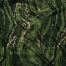 Cotton Voile – Green and Beige Abstract Swirls – Painterโs Pond Print – Mood Exclusive Acadia Collection Cotton Voile – Green and Beige Abstract Swirls – Painterโs Pond Print – Mood Exclusive Acadia Collection