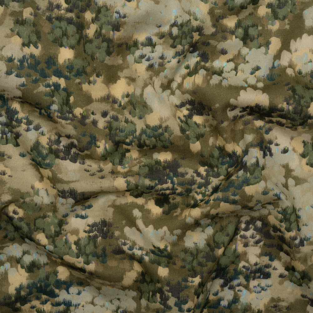Cotton Voile – Olive, Green and Beige Abstract Dots – Forest Lookout Print – Mood Exclusive Acadia Collection Cotton Voile – Olive, Green and Beige Abstract Dots – Forest Lookout Print – Mood Exclusive Acadia Collection