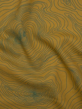 Linen and Rayon Woven – Olive and Hunter Green Abstract Lines – Topographic Map Print – Mood Exclusive Acadia Collection Linen and Rayon Woven – Olive and Hunter Green Abstract Lines – Topographic Map Print – Mood Exclusive Acadia Collection