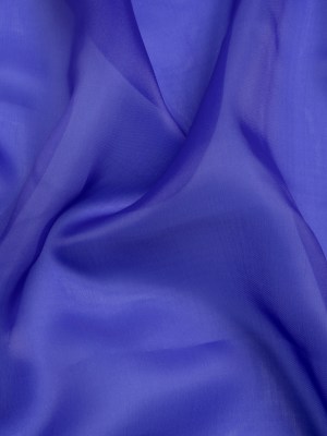 Satin-Faced Polyester Organza – Mazarine Blue – Ardea Collection by Mood Satin-Faced Polyester Organza – Mazarine Blue – Ardea Collection by Mood