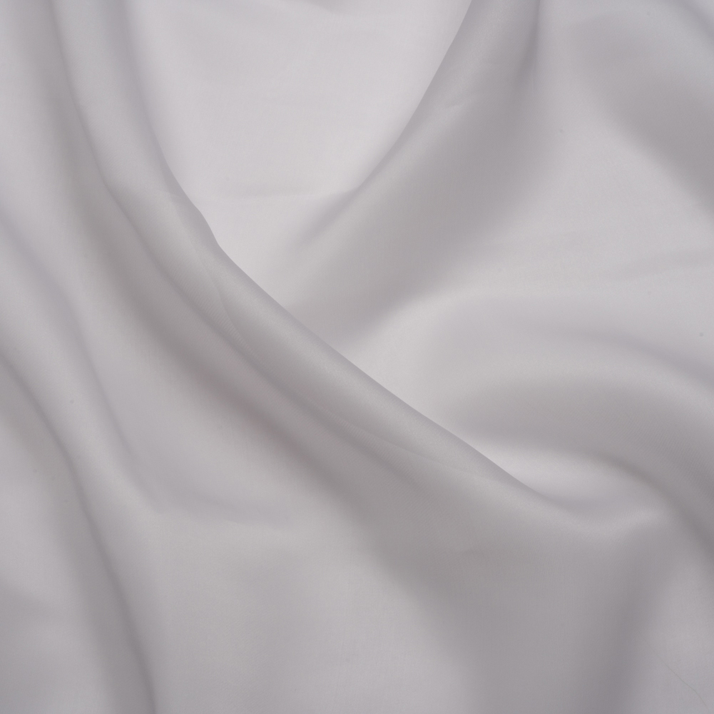 Satin-Faced Polyester Organza – Silver – Ardea Collection by Mood Satin-Faced Polyester Organza – Silver – Ardea Collection by Mood