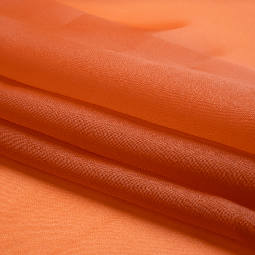 Satin-Faced Polyester Organza – Burnt Orange – Ardea Collection by Mood Satin-Faced Polyester Organza – Burnt Orange – Ardea Collection by Mood