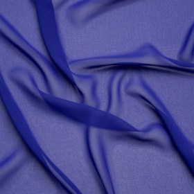 Polyester High-Multi Chiffon – Mazarine Blue – Netta Collection by Mood Polyester High-Multi Chiffon – Mazarine Blue – Netta Collection by Mood