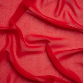 Polyester High-Multi Chiffon – Red – Netta Collection by Mood Polyester High-Multi Chiffon – Red – Netta Collection by Mood