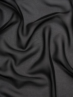Polyester High-Multi Chiffon – Black – Netta Collection by Mood Polyester High-Multi Chiffon – Black – Netta Collection by Mood