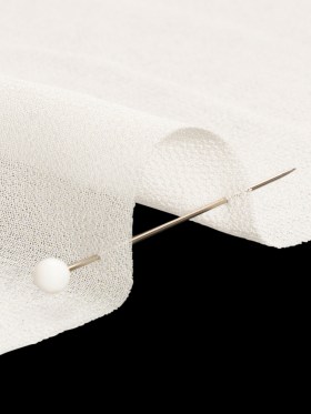 Polyester High-Multi Chiffon – Antique White – Netta Collection by Mood Polyester High-Multi Chiffon – Antique White – Netta Collection by Mood