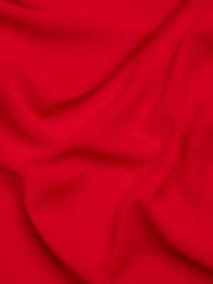 Polyester Double Georgette – Red – Mimosa Collection by Mood Polyester Double Georgette – Red – Mimosa Collection by Mood