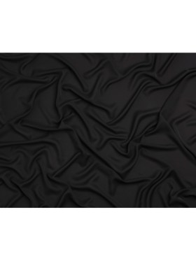 Polyester Double Georgette – Black – Mimosa Collection by Mood Polyester Double Georgette – Black – Mimosa Collection by Mood