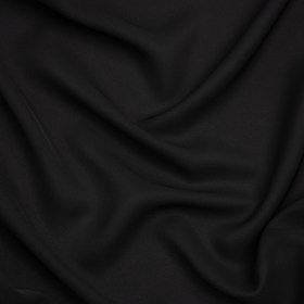 Polyester Double Georgette – Black – Mimosa Collection by Mood Polyester Double Georgette – Black – Mimosa Collection by Mood