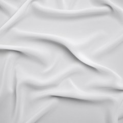 Polyester Double Georgette – Bright White – Mimosa Collection by Mood Polyester Double Georgette – Bright White – Mimosa Collection by Mood