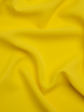 Polyester Double Georgette – Buttercup Yellow – Mimosa Collection by Mood Polyester Double Georgette – Buttercup Yellow – Mimosa Collection by Mood
