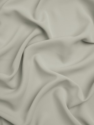 Polyester Double Georgette – Silver – Mimosa Collection by Mood Polyester Double Georgette – Silver – Mimosa Collection by Mood