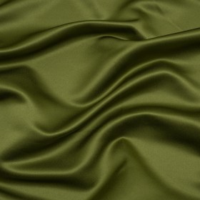 Premium Polyester Satin – Pesto Green – Gavia Collection by Mood Premium Polyester Satin – Pesto Green – Gavia Collection by Mood