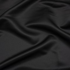 Premium Polyester Satin – Black – Gavia Collection by Mood Premium Polyester Satin – Black – Gavia Collection by Mood