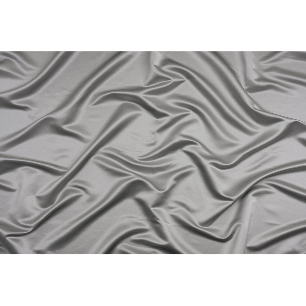 Premium Polyester Satin – Silver – Gavia Collection by Mood Premium Polyester Satin – Silver – Gavia Collection by Mood